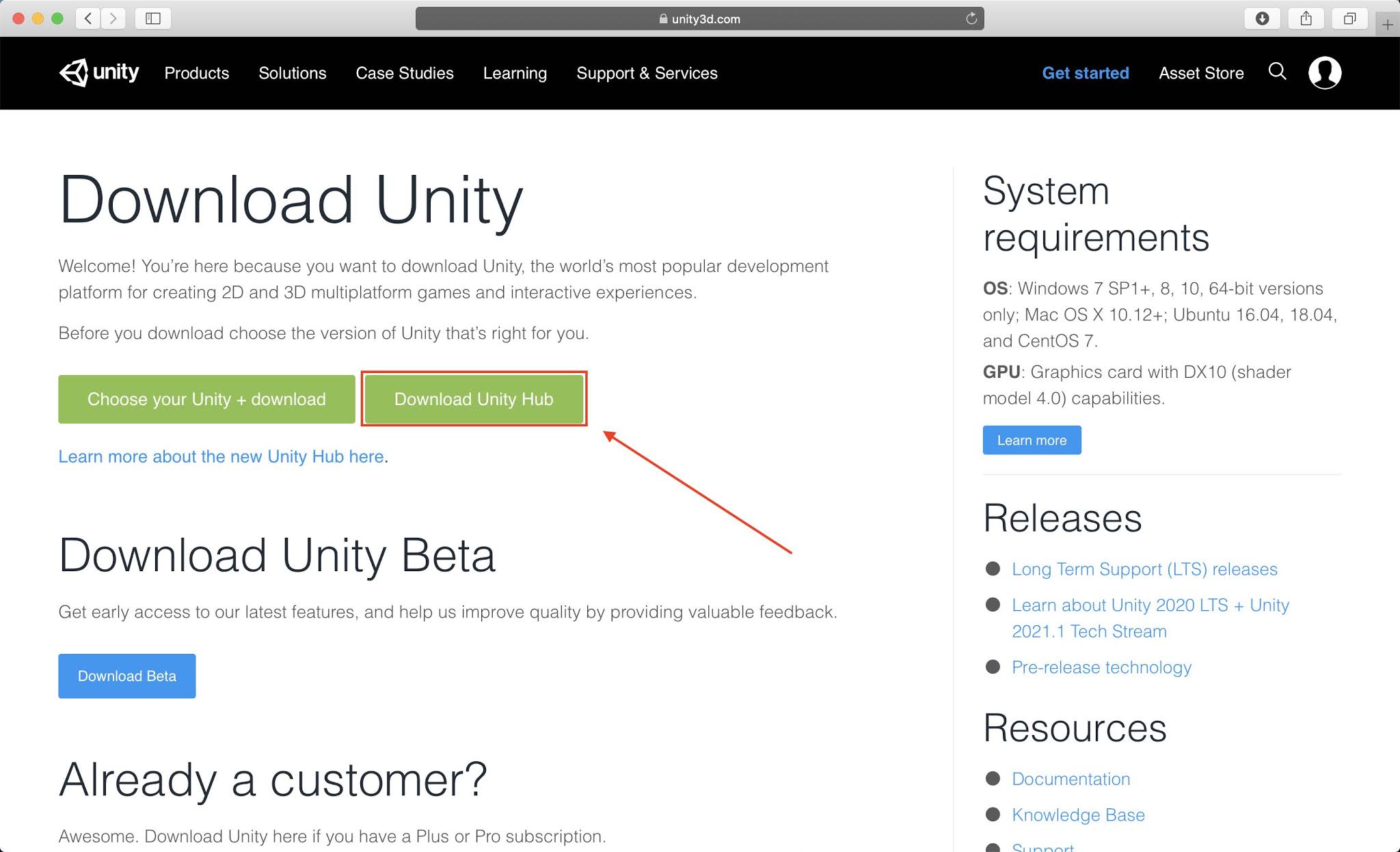 How to Install the Unity Game Engine with Unity Hub